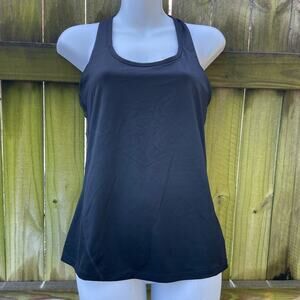 NWT Gap Fit Black built in bra fitted athletic tank
